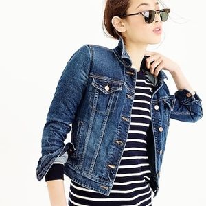 ✨HP✨J. Crew Stretch Denim Jacket in Sharon Wash